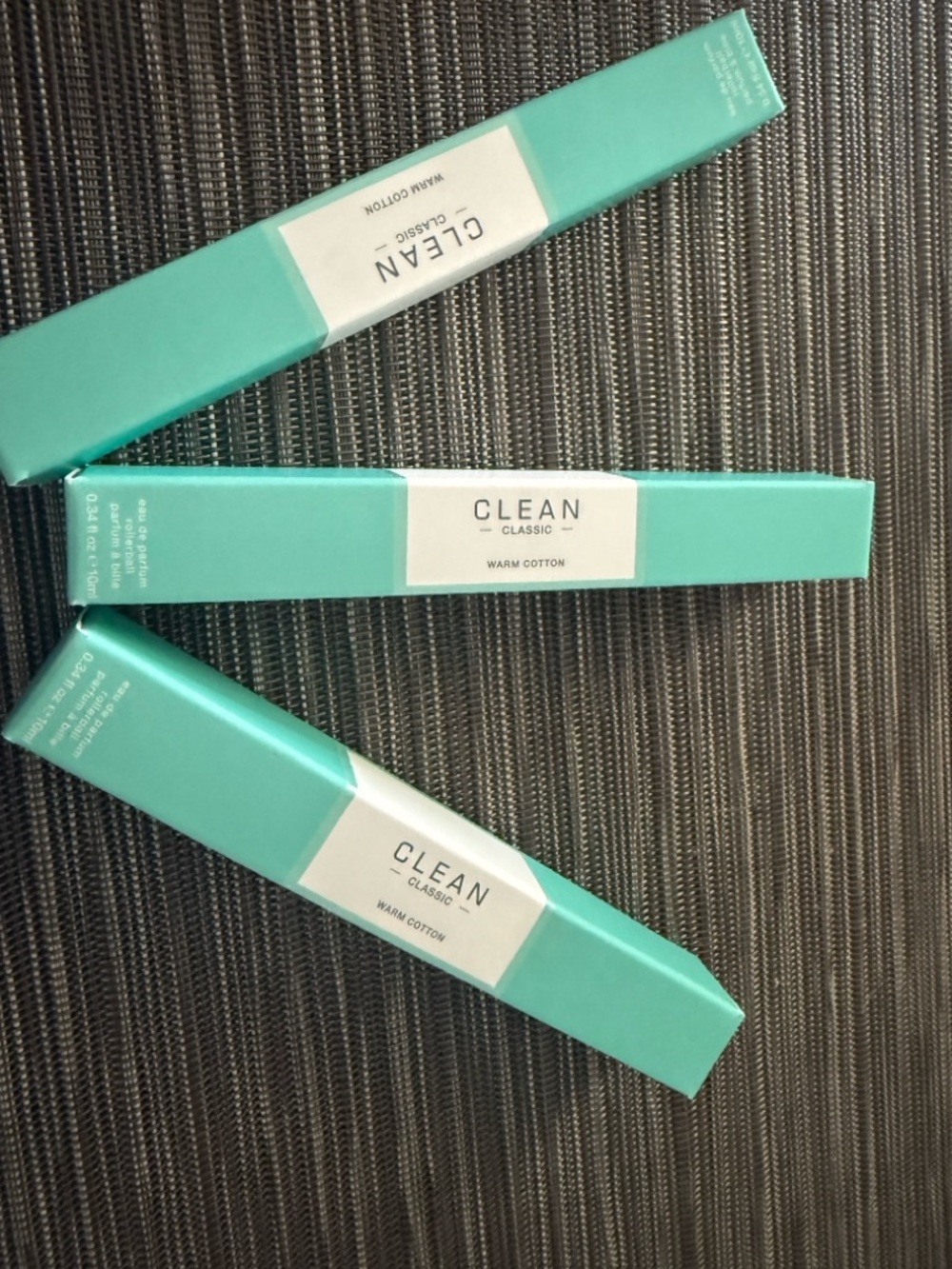 3 Clean Classic Warm Cotton Rollerball Perfume ret $72